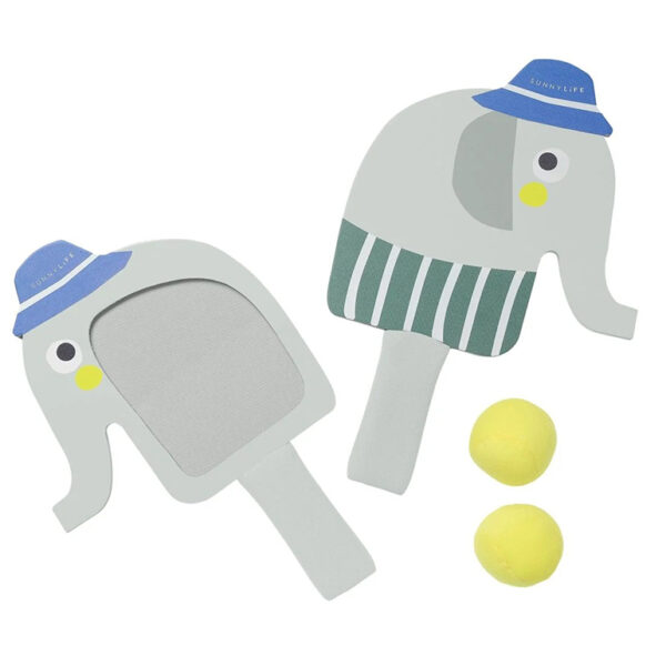 Παιδικές Ρακέτες Velcro Παραλίας Eli the Elephant