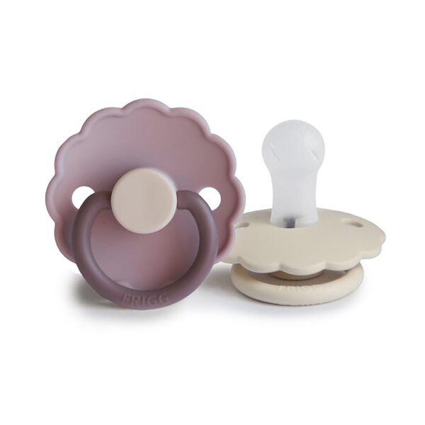 Σετ 2 Πιπίλες Σιλικόνης Daisy – Lavender Haze/Cream 0-6 Μηνών