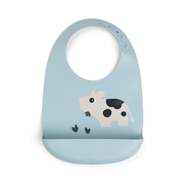 Παιδική Σαλιάρα Από Σιλικόνη Dotti Blue